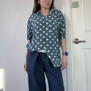 Urban Outfitters polka dot casual shirt